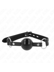 Kink - Balla In Tpe 4 Cm Con Serratura Nera 60 X 2 Cm - KINK COLLAR & GAG - Bondage | erosidea.com