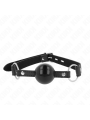 Kink - Balla In Tpe 4 Cm Con Serratura Nera 60 X 2 Cm - KINK COLLAR & GAG - Bondage | erosidea.com