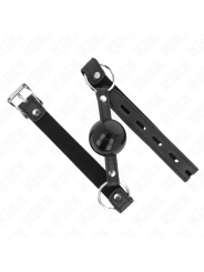 Kink - Balla In Tpe 4 Cm Con Serratura Nera 60 X 2 Cm - KINK COLLAR & GAG - Bondage | erosidea.com