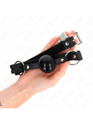 Kink - Balla In Tpe 4 Cm Con Serratura Nera 60 X 2 Cm - KINK COLLAR & GAG - Bondage | erosidea.com