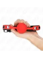 Kink - Palla In Silicone Rossa 4 Cm Gag 60 X 2 Cm - KINK COLLAR & GAG - Ball Gag e Bavagli | erosidea.com