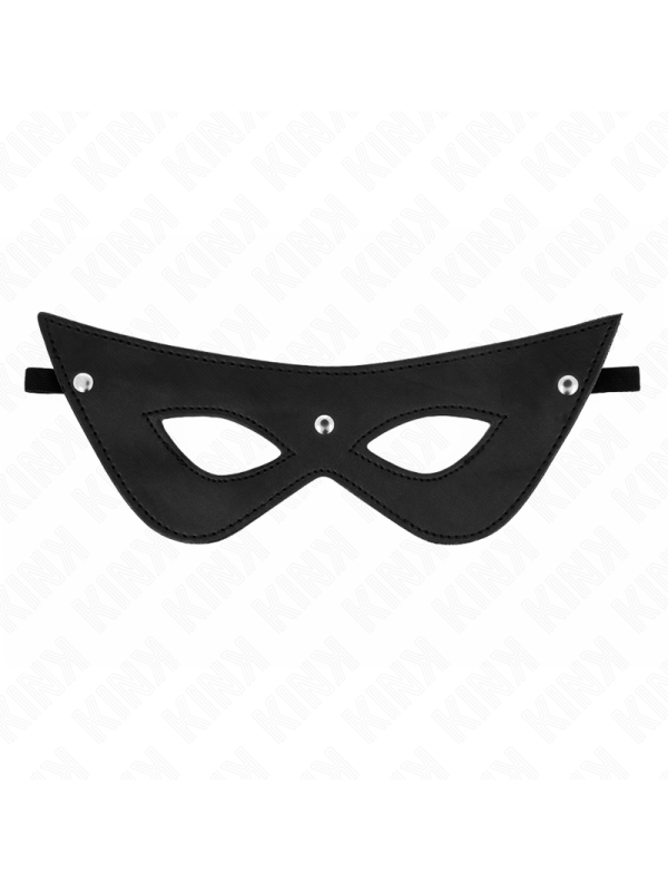 Kink - Maschera Per Occhi 3 Rivetti 24 X 9 Cm - KINK MASKED ALLURE - Maschere e Cappucci | erosidea.com
