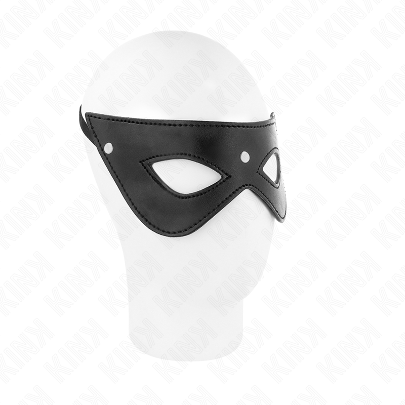 Kink - Maschera Per Occhi 3 Rivetti 24 X 9 Cm - KINK MASKED ALLURE - Maschere e Cappucci | erosidea.com