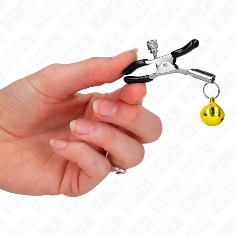 Kink - Pinza Per Capezzolo A Campana Singola Oro 6 Cm - KINK NIPPLE GRIP - Bondage | erosidea.com