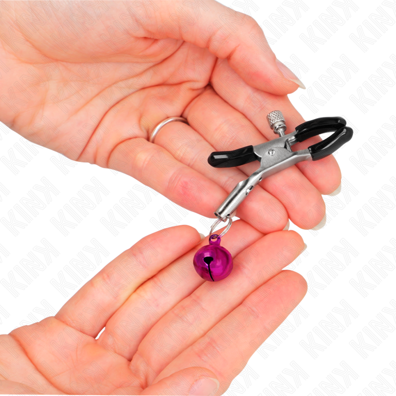 Kink - Pinza Per Capezza Singola Viola 6 Cm - KINK NIPPLE GRIP - Bondage | erosidea.com