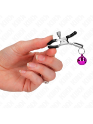 Kink - Pinza Per Capezza Singola Viola 6 Cm - KINK NIPPLE GRIP - Bondage | erosidea.com