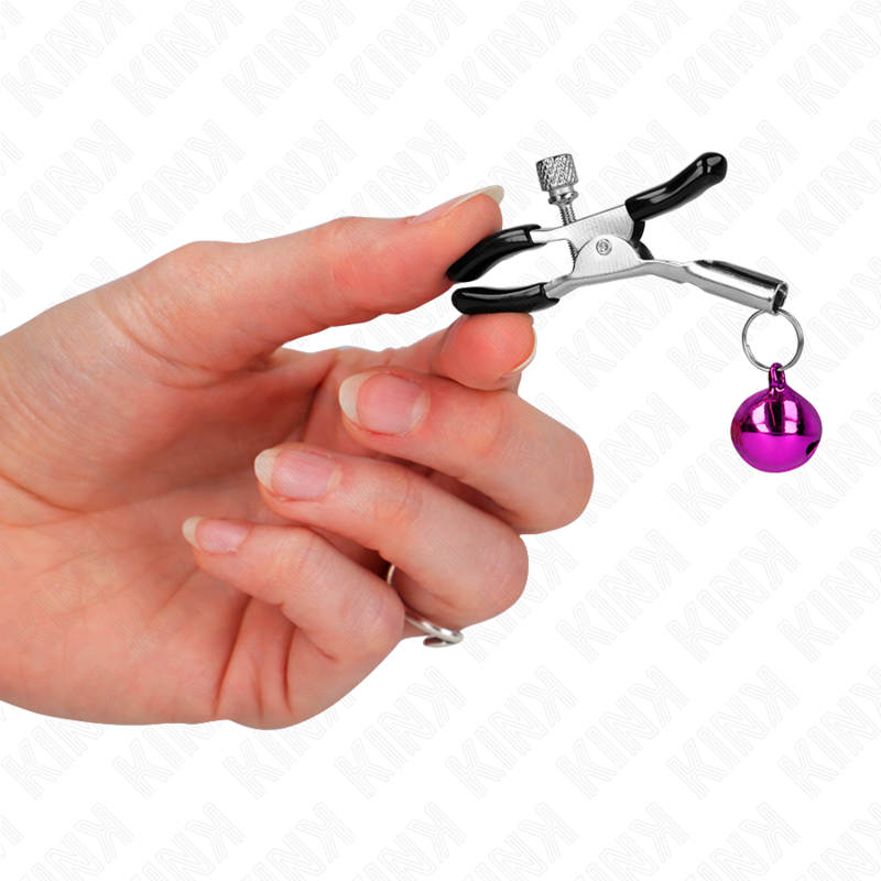 Kink - Pinza Per Capezza Singola Viola 6 Cm - KINK NIPPLE GRIP - Bondage | erosidea.com