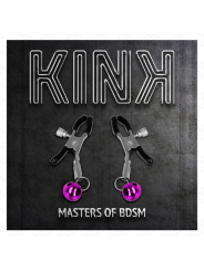 Kink - Pinza Per Capezza Singola Viola 6 Cm - KINK NIPPLE GRIP - Bondage | erosidea.com