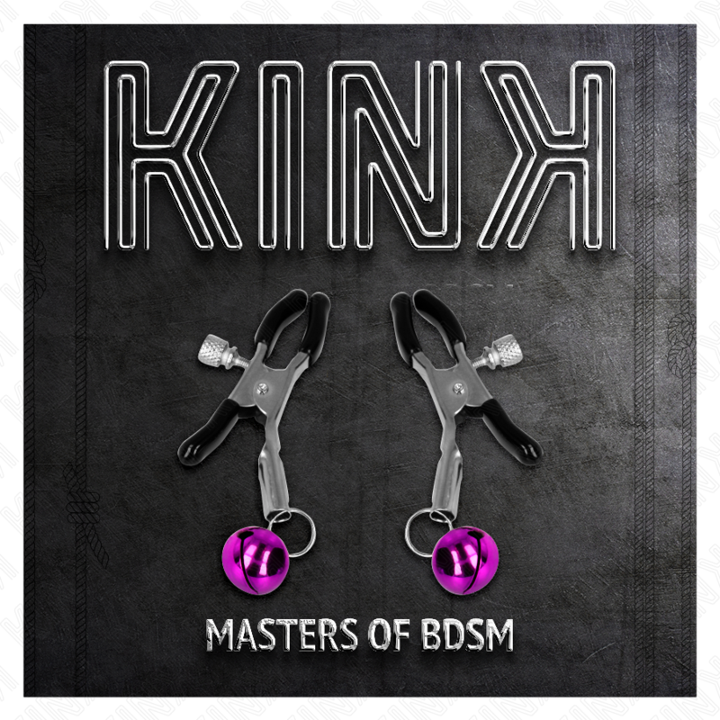 Kink - Pinza Per Capezza Singola Viola 6 Cm - KINK NIPPLE GRIP - Bondage | erosidea.com