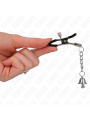 Kink - Morsetti Per Capezzoli Con Ciondolo Campanella In Argento 6 Cm - KINK NIPPLE GRIP - Pinzette Capezzoli | erosidea.com