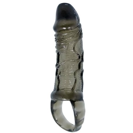 Guaina Estensione Pene Con Cinturino Per Testicoli 11.5 Cm - BAILE FOR HIM - Guaine e Prolunghe | erosidea.com