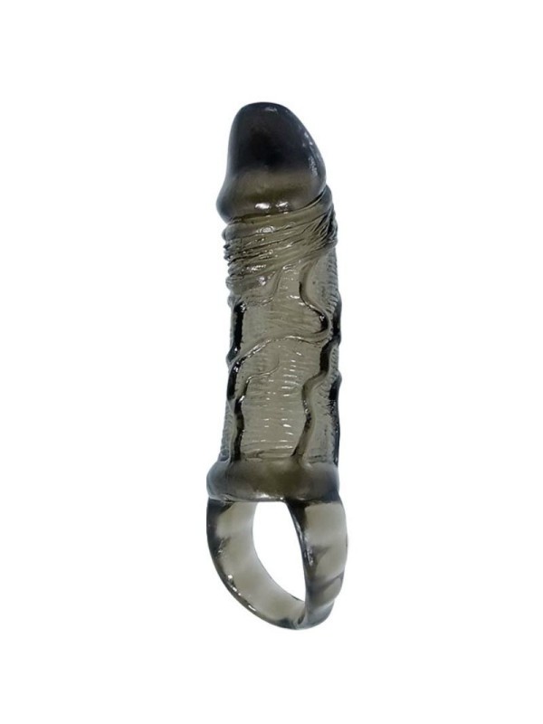 Guaina Estensione Pene Con Cinturino Per Testicoli 11.5 Cm - BAILE FOR HIM - Guaine e Prolunghe | erosidea.com