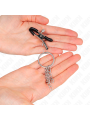 Kink - Morsetto Per Capezzolo O Ring E Catenella Argento 6 Cm - KINK NIPPLE GRIP - Bondage | erosidea.com