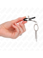 Kink - Morsetto Per Capezzolo O Ring E Catenella Argento 6 Cm - KINK NIPPLE GRIP - Bondage | erosidea.com
