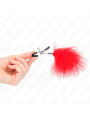 Kink - Pinza Per Capezzoli Piuma Rosso 7 Cm - KINK NIPPLE GRIP - Pinzette Capezzoli | erosidea.com