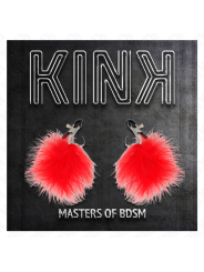Kink - Pinza Per Capezzoli Piuma Rosso 7 Cm - KINK NIPPLE GRIP - Pinzette Capezzoli | erosidea.com