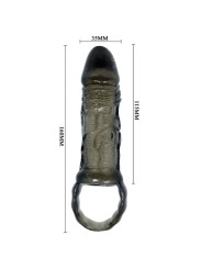 Guaina Estensione Pene Con Cinturino Per Testicoli 11.5 Cm - BAILE FOR HIM - Guaine e Prolunghe | erosidea.com
