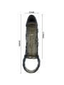 Guaina Estensione Pene Con Cinturino Per Testicoli 11.5 Cm - BAILE FOR HIM - Guaine e Prolunghe | erosidea.com