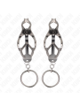 Kink - Morsetti Per Capezzoli Con O-Ring Trifoglio Giapponese Argento - KINK NIPPLE GRIP - Pinzette Capezzoli | erosidea.com