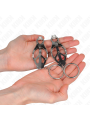 Kink - Morsetti Per Capezzoli Con O-Ring Trifoglio Giapponese Argento - KINK NIPPLE GRIP - Pinzette Capezzoli | erosidea.com
