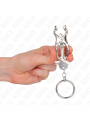 Kink - Morsetti Per Capezzoli Con O-Ring Trifoglio Giapponese Argento - KINK NIPPLE GRIP - Pinzette Capezzoli | erosidea.com