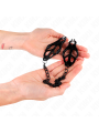Kink - Pinze Per Capezzoli Trifoglio Giapponese Con Catena Nera 30 Cm - KINK NIPPLE GRIP - Pinzette Capezzoli | erosidea.com