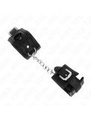 Kink - Poggipolso Con Fibbia Strass Nero Regolabile 25-32 Cm X 55 Cm - KINK WRIST RESTRAINT - Manette e Polsini | erosidea.com