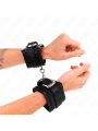 Kink - Poggipolso Con Fibbia Strass Nero Regolabile 25-32 Cm X 55 Cm - KINK WRIST RESTRAINT - Manette e Polsini | erosidea.com