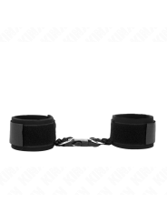 Kink - Tenuta Da Polso In Neoprene Con Gancio E Loop Nera Regolabile 22-34 Cm - KINK WRIST RESTRAINT - Manette e Polsini | erosidea.com