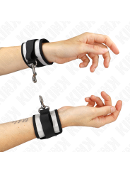 Kink - Polsini In Neoprene Grigio 23 X 5 Cm - KINK WRIST RESTRAINT - Manette e Polsini | erosidea.com