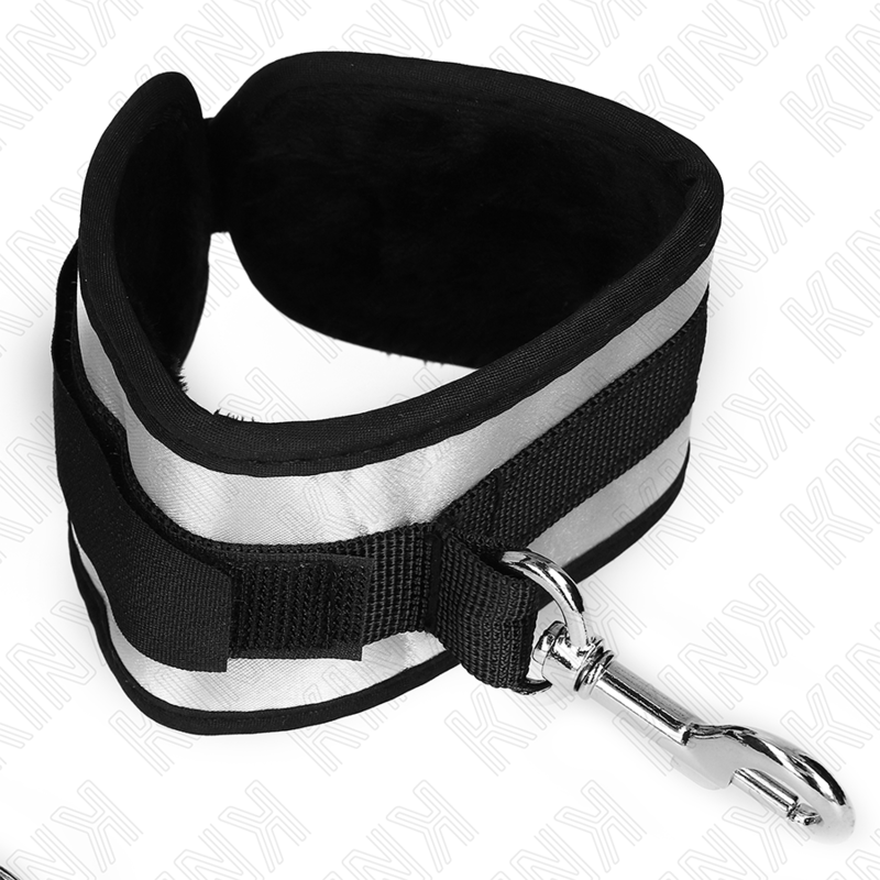 Kink - Polsini In Neoprene Grigio 23 X 5 Cm - KINK WRIST RESTRAINT - Manette e Polsini | erosidea.com