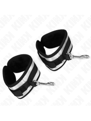 Kink - Polsini In Neoprene Grigio 23 X 5 Cm - KINK WRIST RESTRAINT - Manette e Polsini | erosidea.com