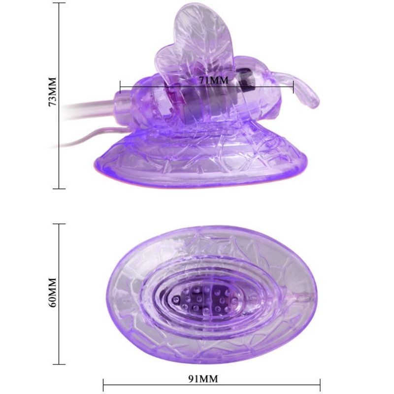 Farfalla Vibrante Per La Stimolazione Del Clitoride Lilla - BAILE STIMULATING - Vibratori Clitoride | erosidea.com