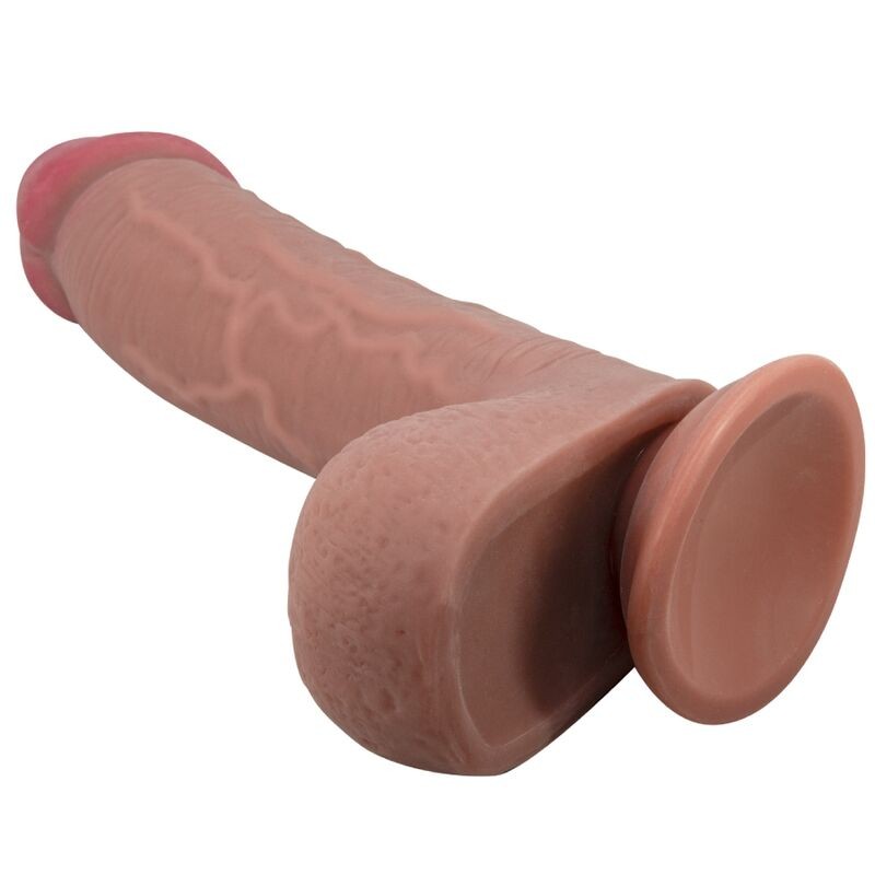 Dildo Realistico Sliding Skin Series Con Ventosa E Pelle Scorrevole Marrone 234 Cm - BAILE DILDOS - Dildo Realistici | erosidea.com