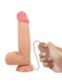 Dildo Realistico Sliding Skin Series Con Ventosa Scorrevole Della Pelle Controllo Remoto Flesh 218 Cm - - Dildo Realistici | erosidea.com