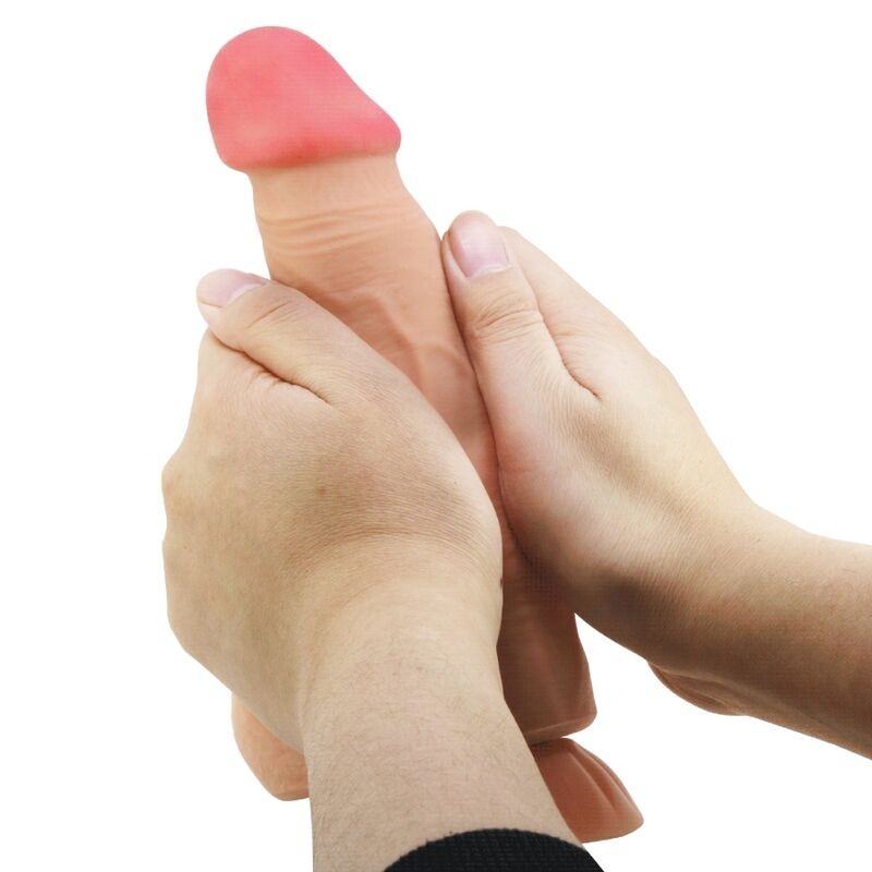 Dildo Realistico Sliding Skin Series Con Ventosa Scorrevole Della Pelle Controllo Remoto Flesh 218 Cm - - Dildo Realistici | erosidea.com