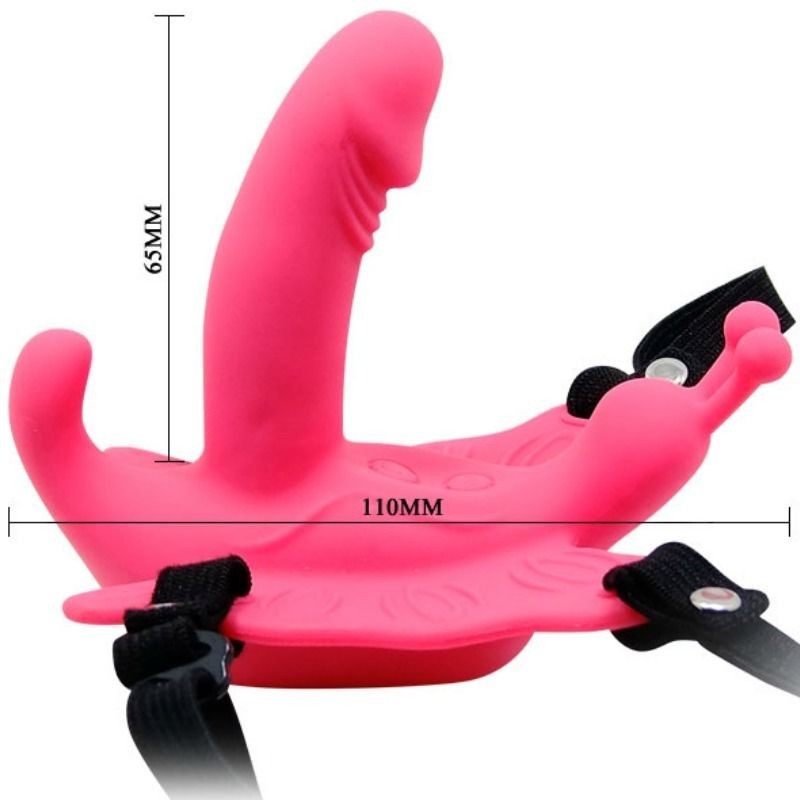 Baile - Imbracatura a Farfalla Ultra Passionate con Telecomando - BAILE STIMULATING - Vibratori per Coppia | erosidea.com