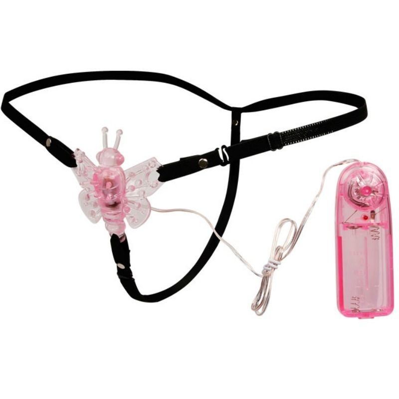 Imbragatura Con Farfalla Vibrante A Multivelocit - BAILE STIMULATING - Vibratori | erosidea.com