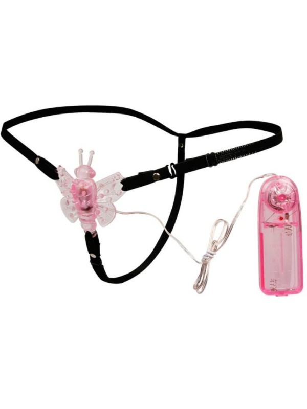 Imbragatura Con Farfalla Vibrante A Multivelocit - BAILE STIMULATING - Vibratori | erosidea.com