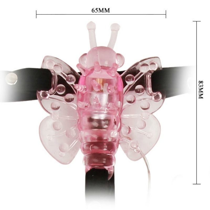 Imbragatura Con Farfalla Vibrante A Multivelocit - BAILE STIMULATING - Vibratori | erosidea.com
