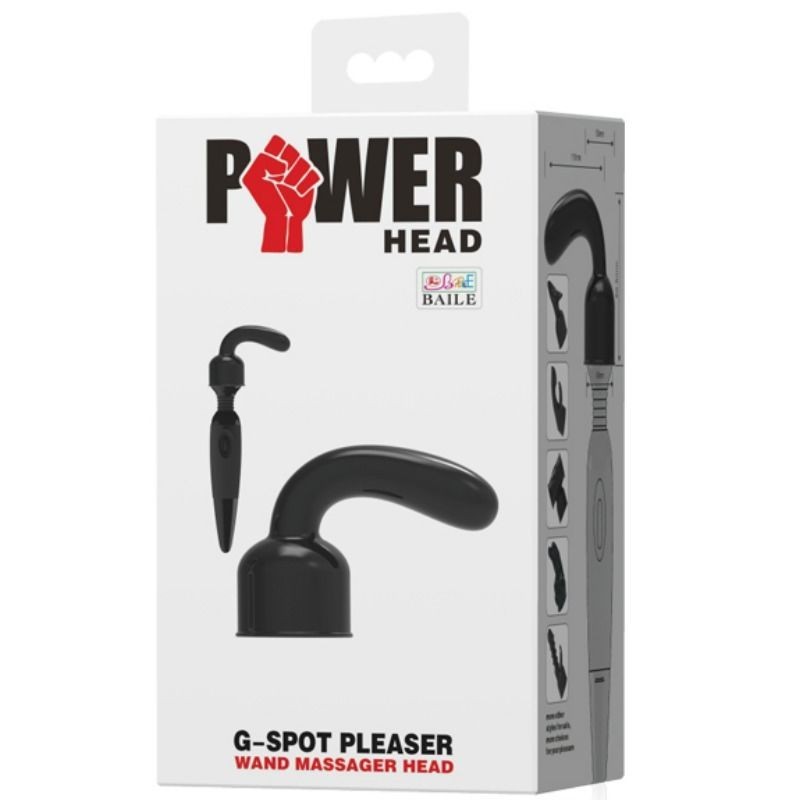 Baile Testina Potente Testina Intercambiabile Per Massaggi Del Punto G - BAILE POWER HEAD - Magic Wand | erosidea.com