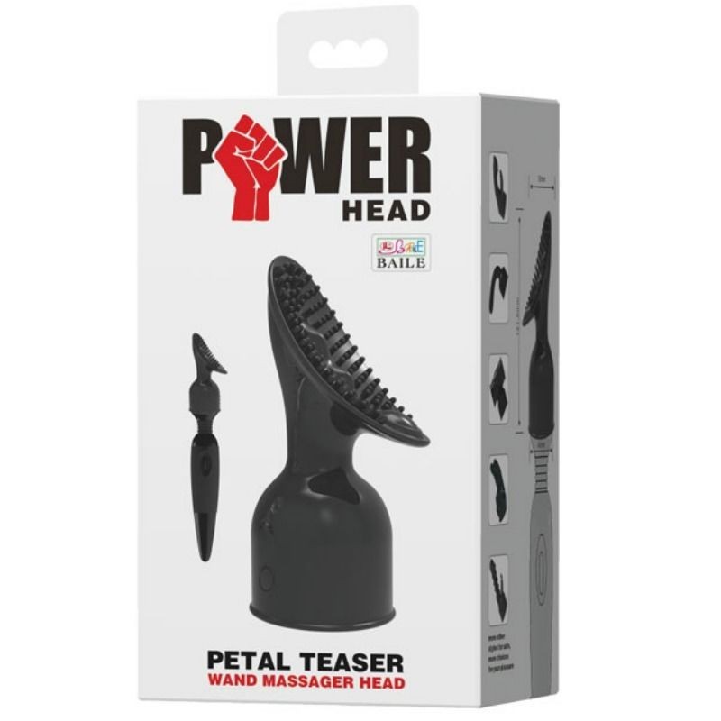Baile Testina Intercambiabile Power Head Per La Stimolazione Del Clitoride - BAILE POWER HEAD - Magic Wand | erosidea.com