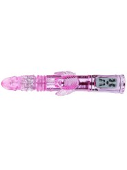 Vibratore Ricaricabile Con Rotazione E Stimolatore A Farfalla Pulsante - BAILE ROTATIONS - Vibratori | erosidea.com