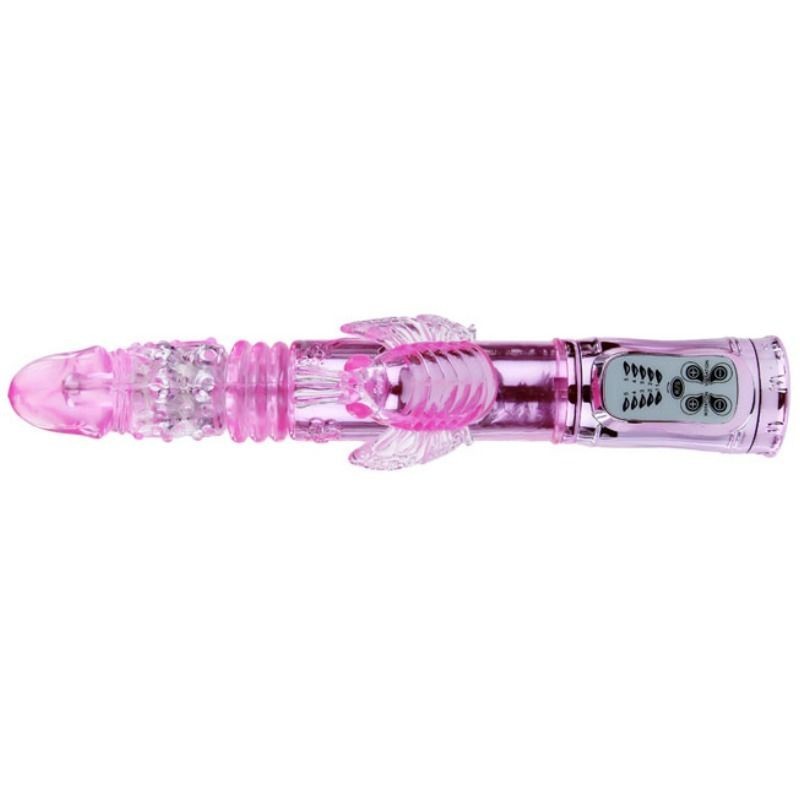 Vibratore Ricaricabile Con Rotazione E Stimolatore A Farfalla Pulsante - BAILE ROTATIONS - Vibratori | erosidea.com