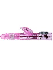 Vibratore Ricaricabile Con Rotazione E Stimolatore A Farfalla Pulsante - BAILE ROTATIONS - Vibratori | erosidea.com