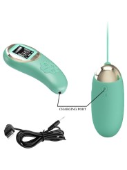 Miniera Di Ovetto Vibrante Con Telecomando Verde - PRETTY LOVE LED - Ovetti Palline Sfere | erosidea.com