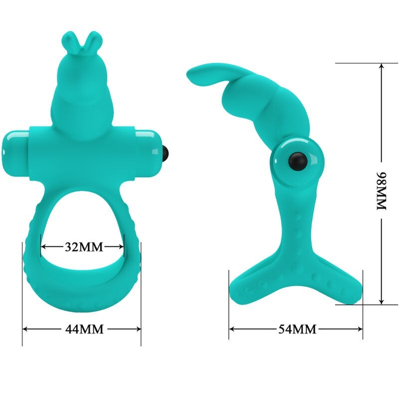 Vibratore Anello Rabbit Verde Figgy - PRETTY LOVE MALE - Masturbatori | erosidea.com