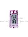 Vibratore Ricaricabile Con Rotazione E Stimolatore A Farfalla Pulsante - BAILE ROTATIONS - Vibratori | erosidea.com