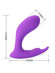 Telecomando Idabelle Vibrazione E Pulsazione Viola - PRETTY LOVE BOTTOM - Plug e Catene Anali | erosidea.com