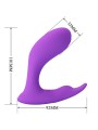 Telecomando Idabelle Vibrazione E Pulsazione Viola - PRETTY LOVE BOTTOM - Plug e Catene Anali | erosidea.com